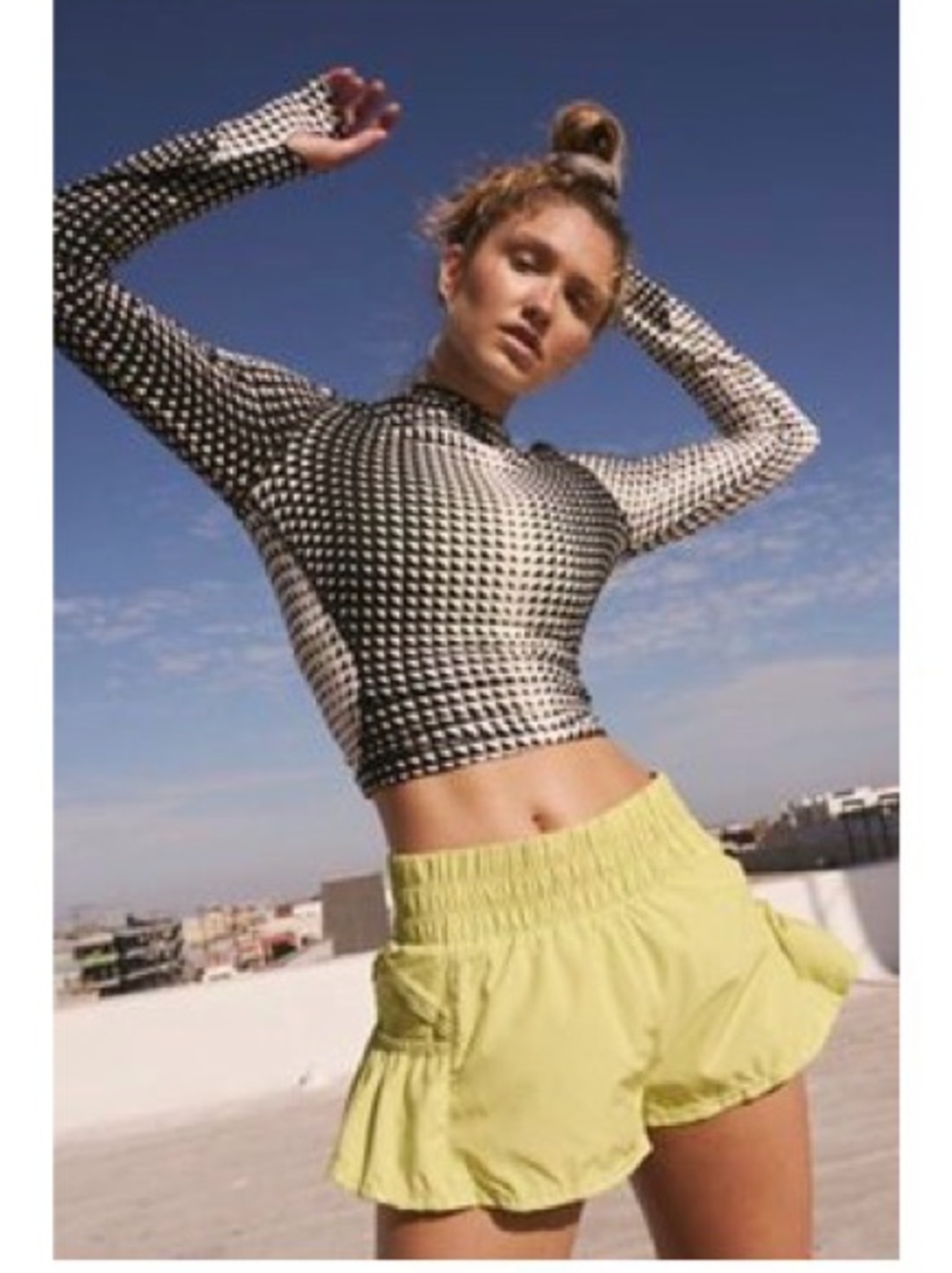 Get your flirt on shorts in limeade